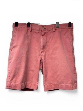 Polo Ralph Lauren Men’s Size 33 Red Pink Chino Shorts 9” Inseam Preppy Classic